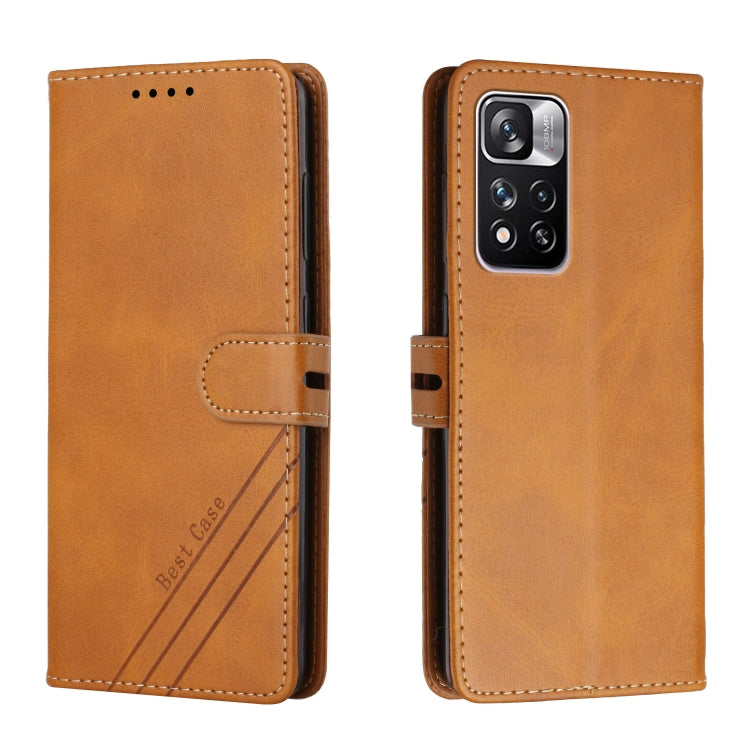 For Xiaomi Redmi Note 11 Pro Cow Texture Leather Phone Case