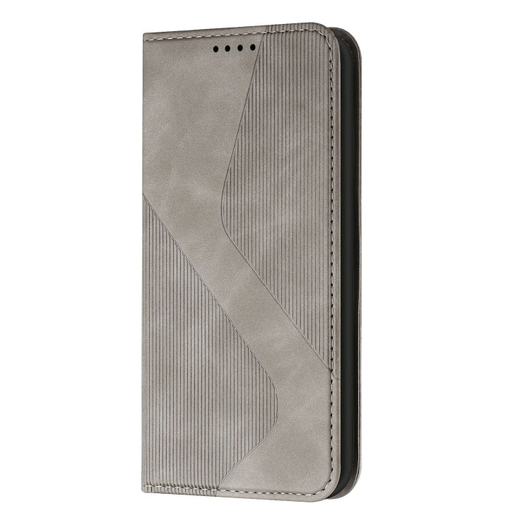 For Google Pixel 6a Skin Feel Magnetic S-type Leather Phone Case