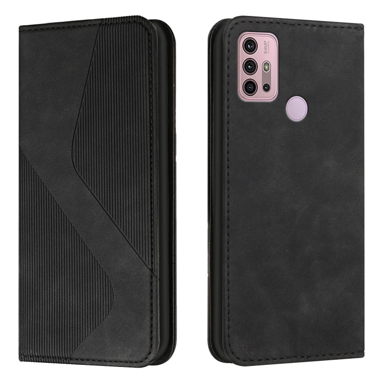 For Motorola Moto G Power 2022 Skin Feel Magnetic S-type Leather Phone Case