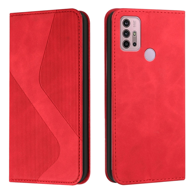 For Motorola Moto G Power 2022 Skin Feel Magnetic S-type Leather Phone Case