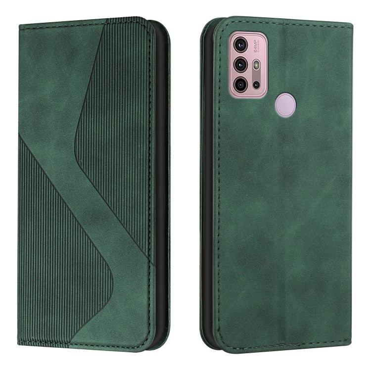 For Motorola Moto G31 / G41 Skin Feel Magnetic S-type Leather Phone Case