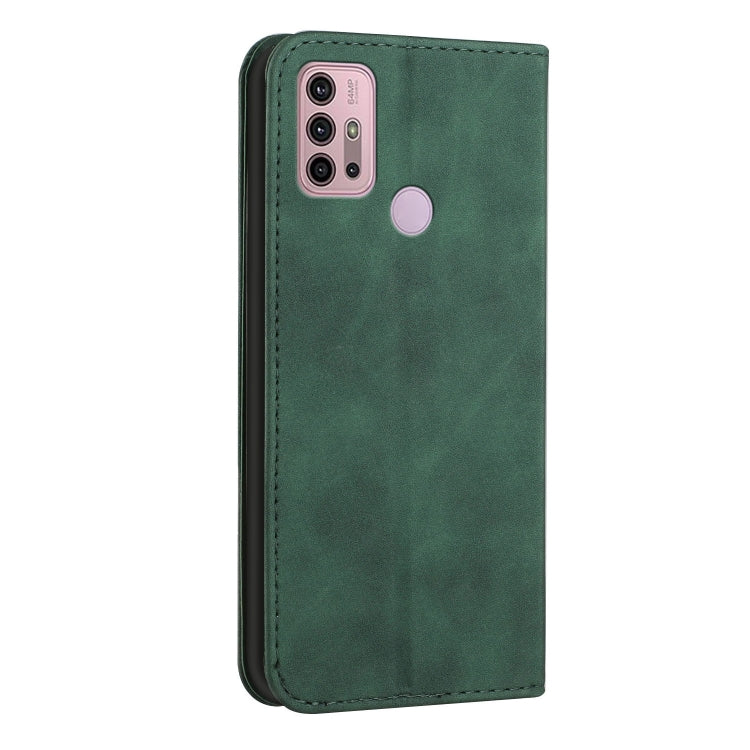 For Motorola Moto G31 / G41 Skin Feel Magnetic S-type Leather Phone Case