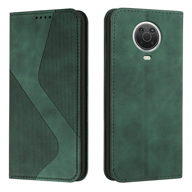 For Nokia G10 / G20 / G30 Skin Feel Magnetic S-type Leather Phone Case