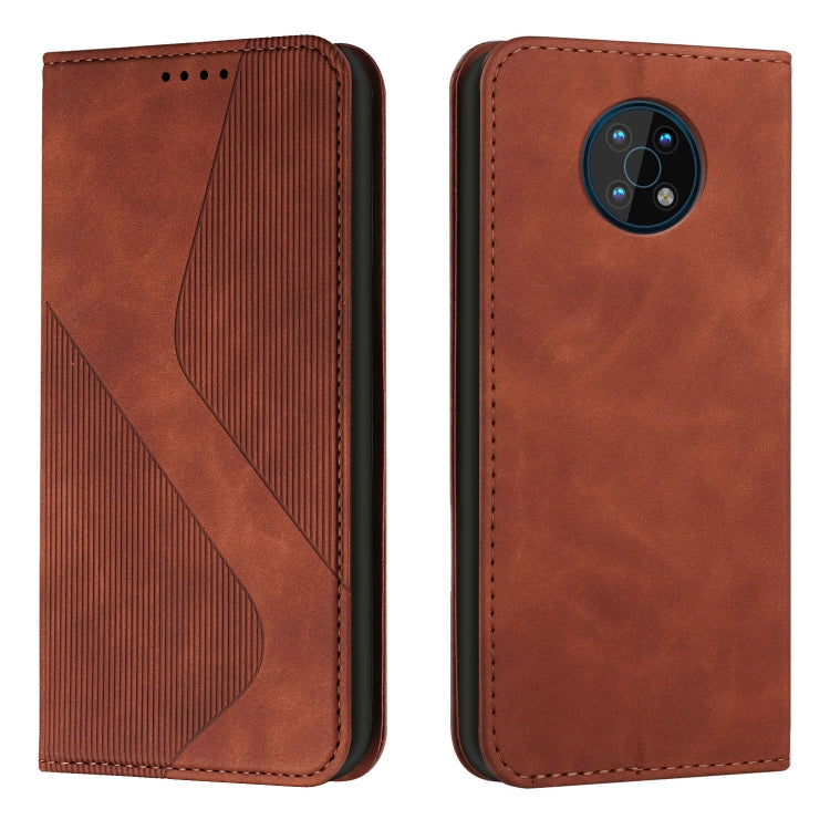 For Nokia G50 Skin Feel Magnetic S-type Leather Phone Case