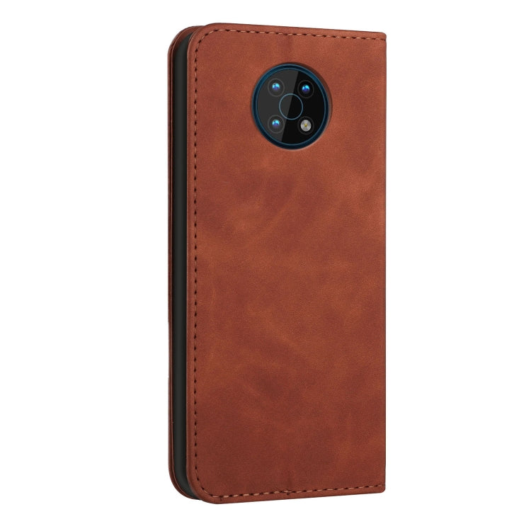 For Nokia G50 Skin Feel Magnetic S-type Leather Phone Case
