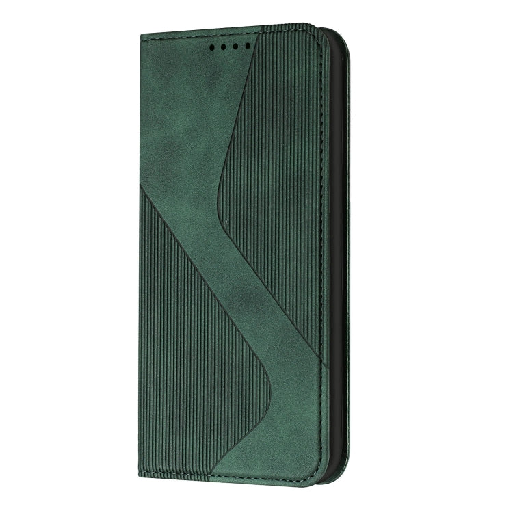 For OnePlus 10 Pro Skin Feel Magnetic S-type Leather Phone Case