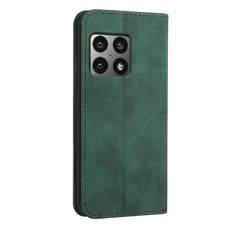 For OnePlus 10 Pro Skin Feel Magnetic S-type Leather Phone Case