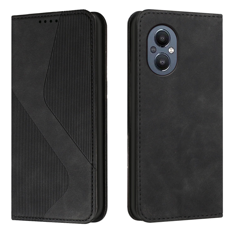 For OnePlus Nord 20 5G Skin Feel Magnetic S-type Leather Phone Case