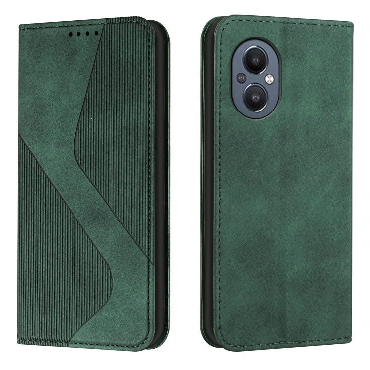 For OnePlus Nord 20 5G Skin Feel Magnetic S-type Leather Phone Case