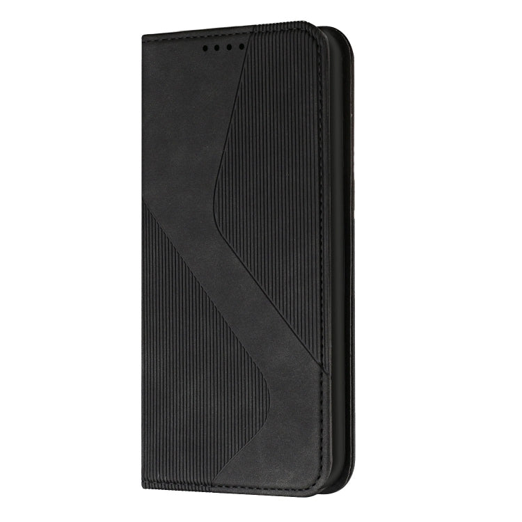 For Samsung Galaxy A03 166mm Skin Feel Magnetic S-type Leather Phone Case