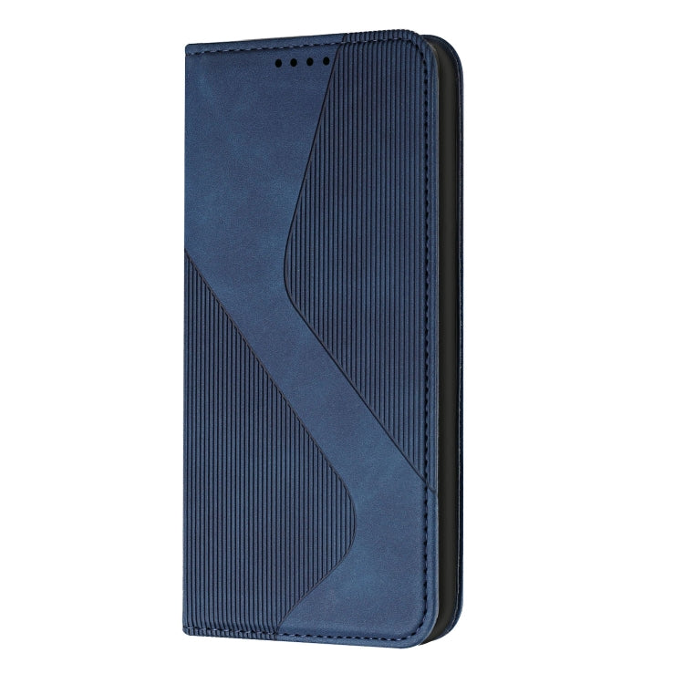 For Samsung Galaxy A13 4G Skin Feel Magnetic S-type Leather Phone Case