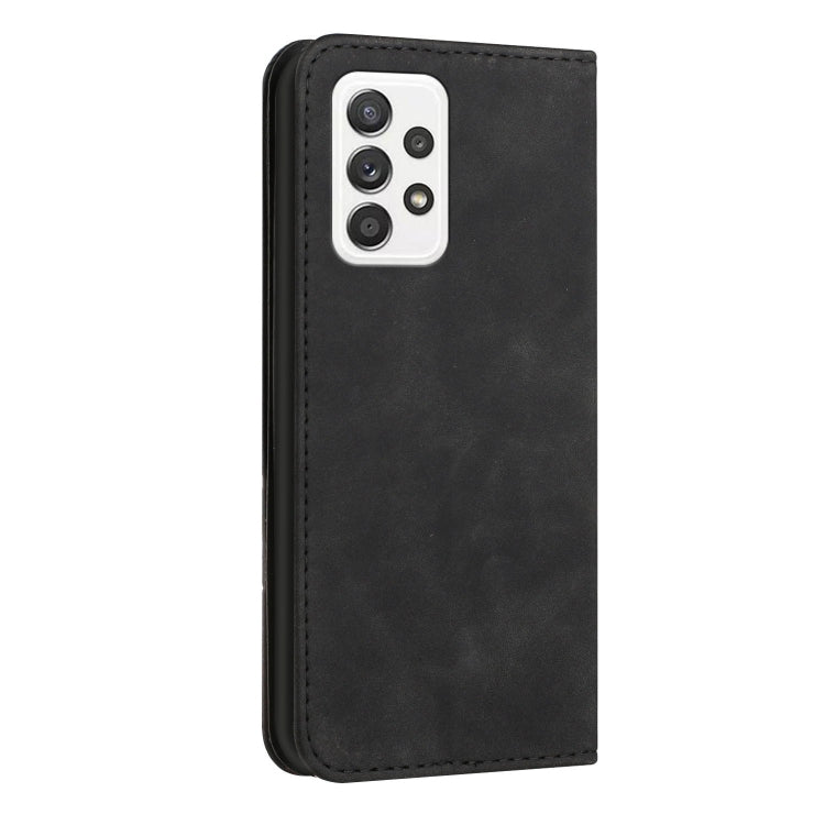 For Samsung Galaxy A53 5G Skin Feel Magnetic S-type Leather Phone Case