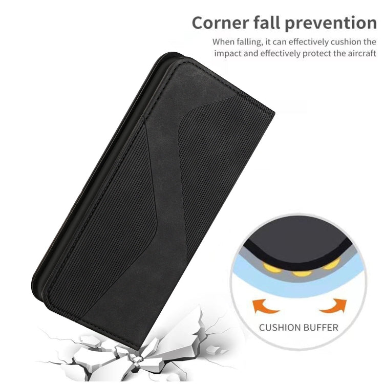 For Samsung Galaxy A53 5G Skin Feel Magnetic S-type Leather Phone Case