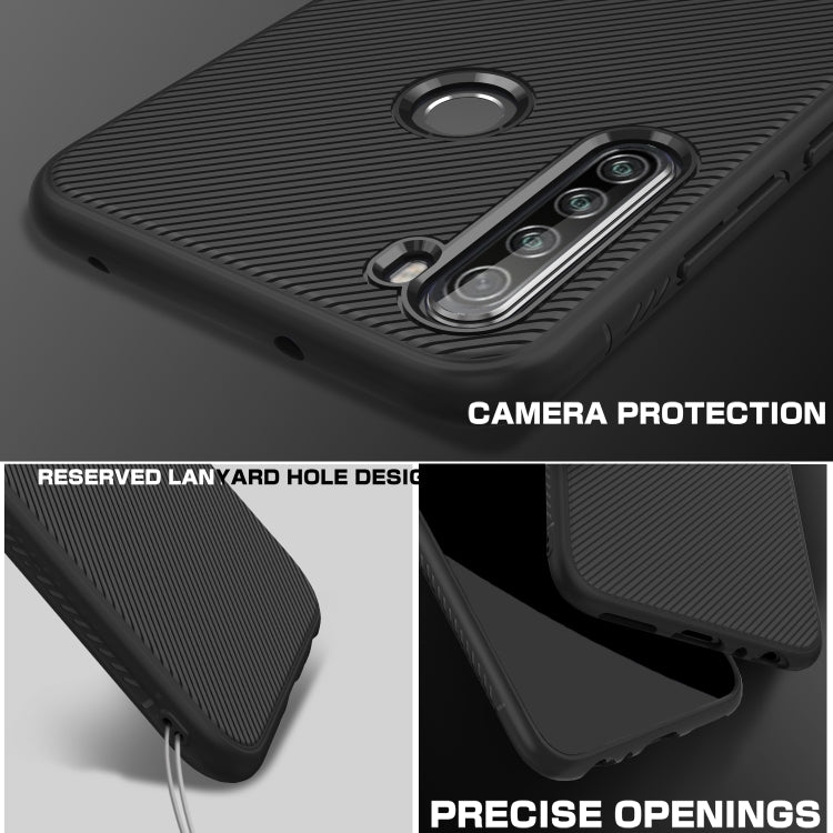 For Xiaomi Redmi Note 8T Lenuo Leshen Series Stripe Texture TPU Protective Case