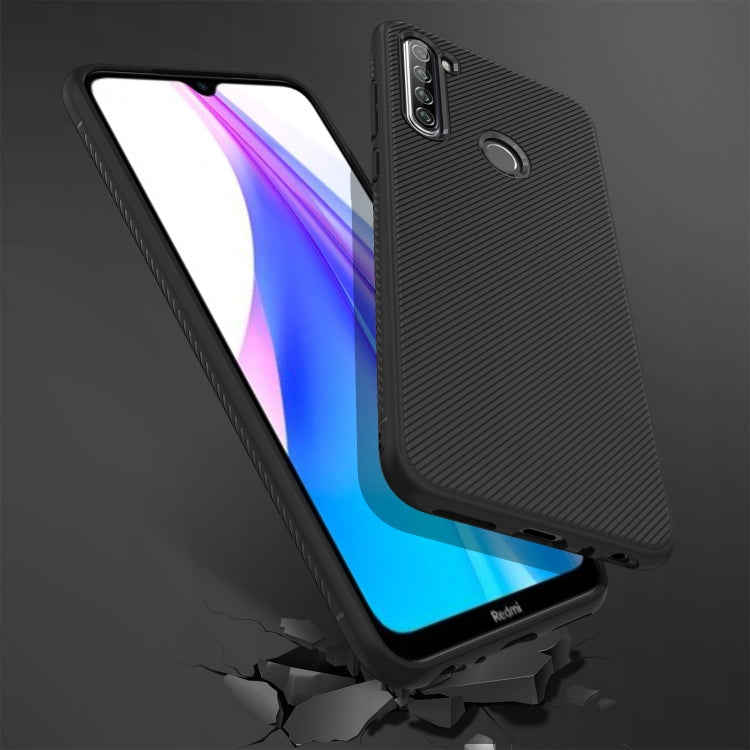 For Xiaomi Redmi Note 8T Lenuo Leshen Series Stripe Texture TPU Protective Case