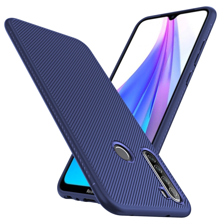 For Xiaomi Redmi Note 8T Lenuo Leshen Series Stripe Texture TPU Protective Case