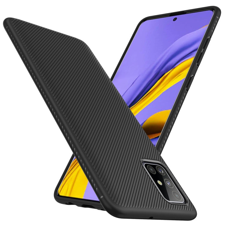 For Galaxy A51 Lenuo Leshen Series Stripe Texture TPU Protective Case