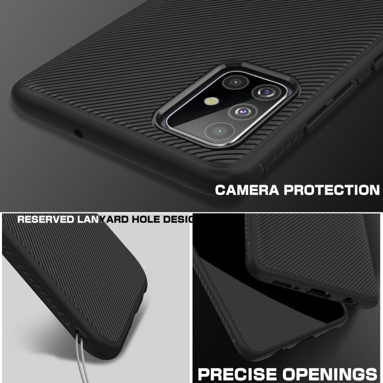 For Galaxy A51 Lenuo Leshen Series Stripe Texture TPU Protective Case