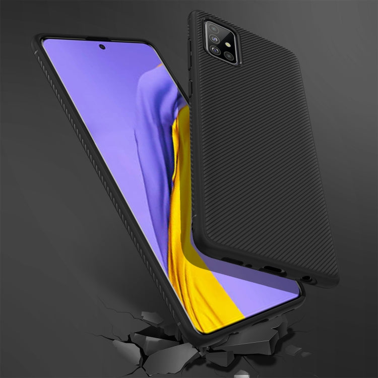 For Galaxy A51 Lenuo Leshen Series Stripe Texture TPU Protective Case