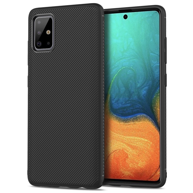 For Galaxy A71 Lenuo Leshen Series Stripe Texture TPU Protective Case