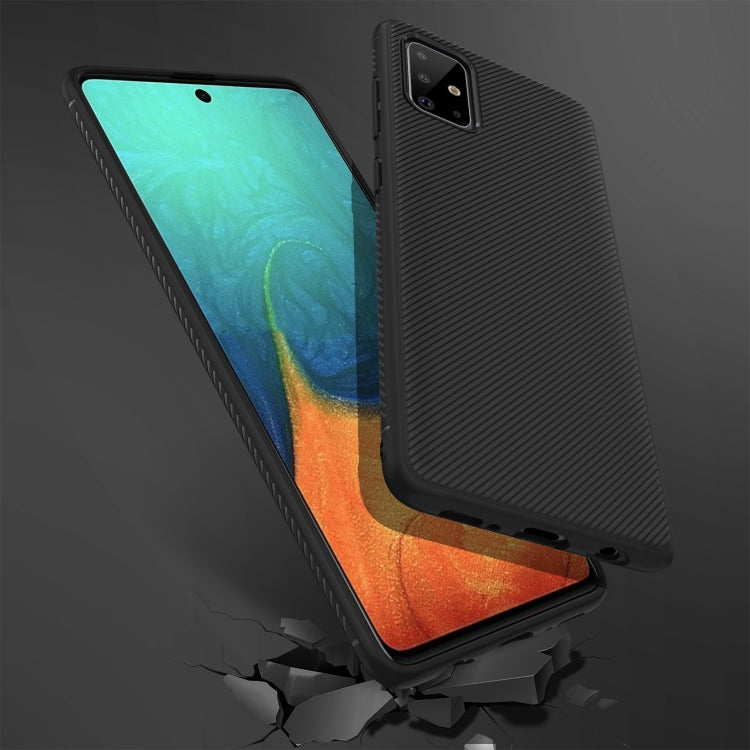 For Galaxy A71 Lenuo Leshen Series Stripe Texture TPU Protective Case