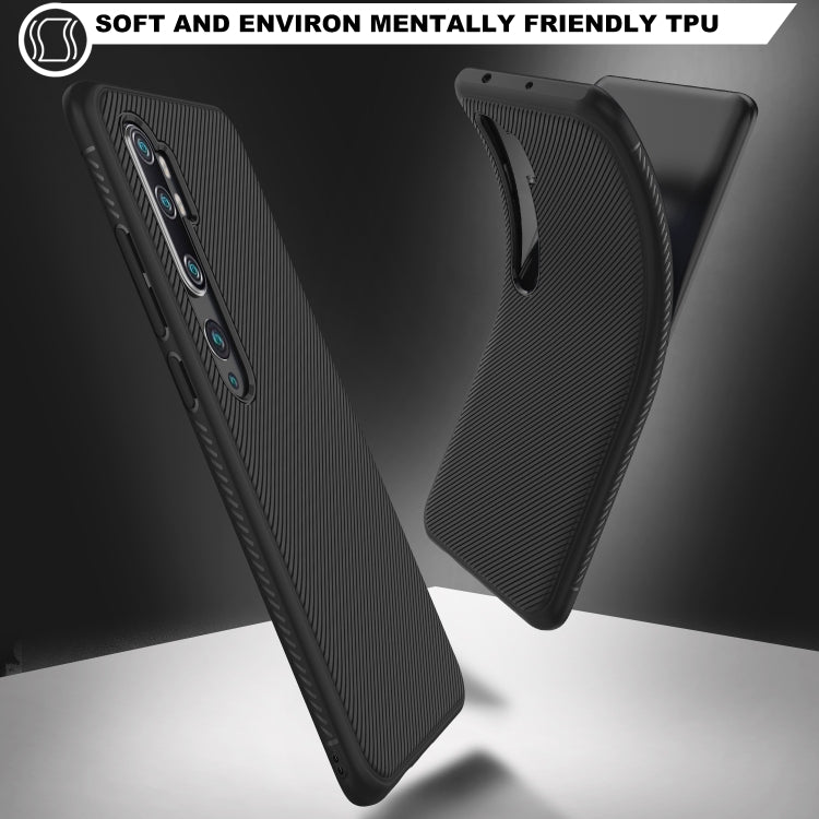For Xiaomi Mi CC9 Pro / Note 10 Lenuo Leshen Series Stripe Texture TPU Protective Case