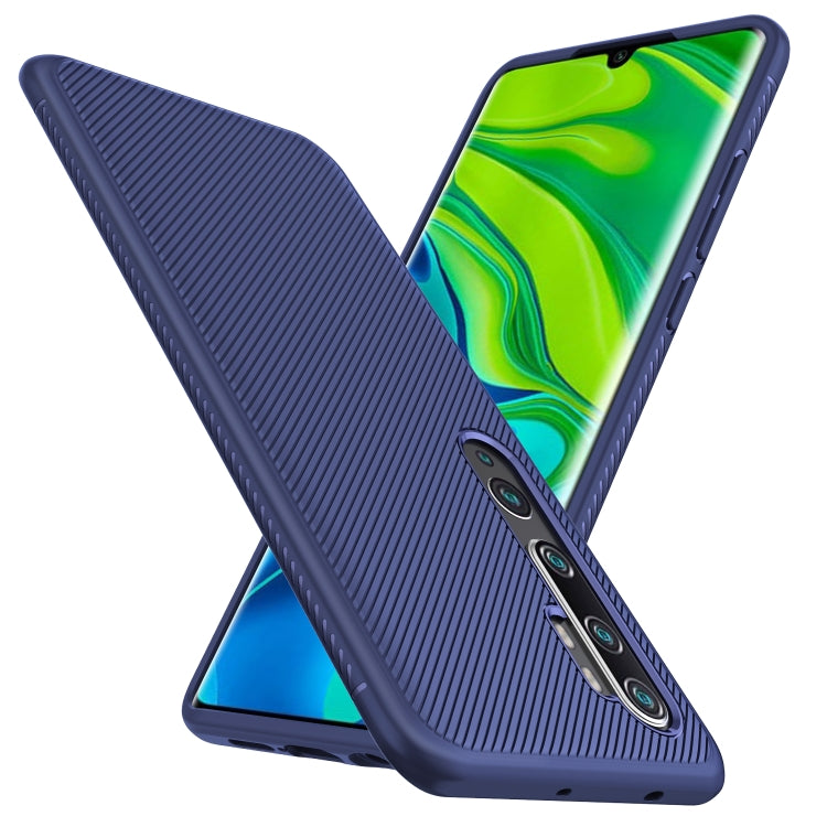 For Xiaomi Mi CC9 Pro / Note 10 Lenuo Leshen Series Stripe Texture TPU Protective Case