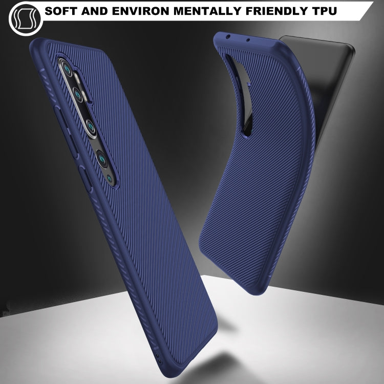 For Xiaomi Mi CC9 Pro / Note 10 Lenuo Leshen Series Stripe Texture TPU Protective Case