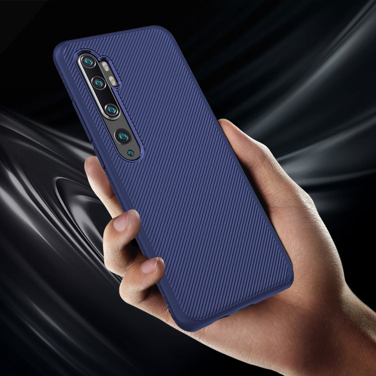 For Xiaomi Mi CC9 Pro / Note 10 Lenuo Leshen Series Stripe Texture TPU Protective Case