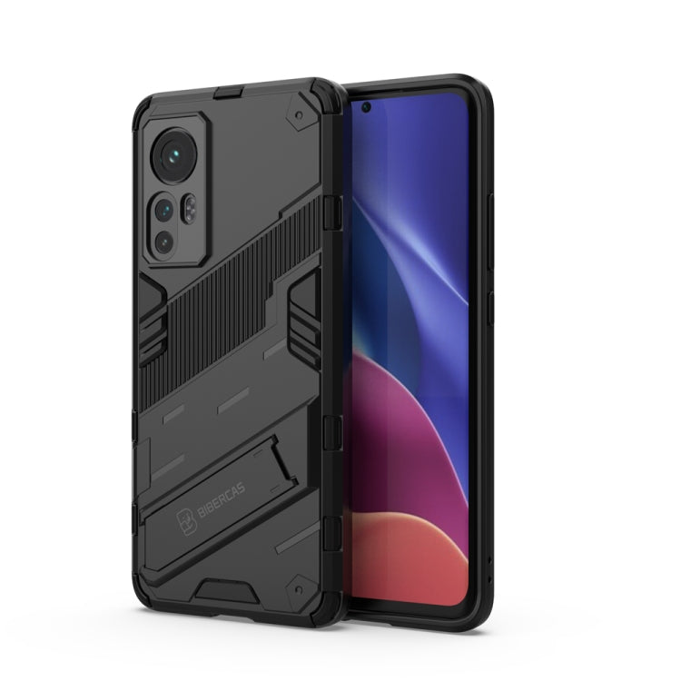 For Xiaomi Mi 12 Punk Armor 2 in 1 PC + TPU Shockproof Phone Case with Invisible Holder