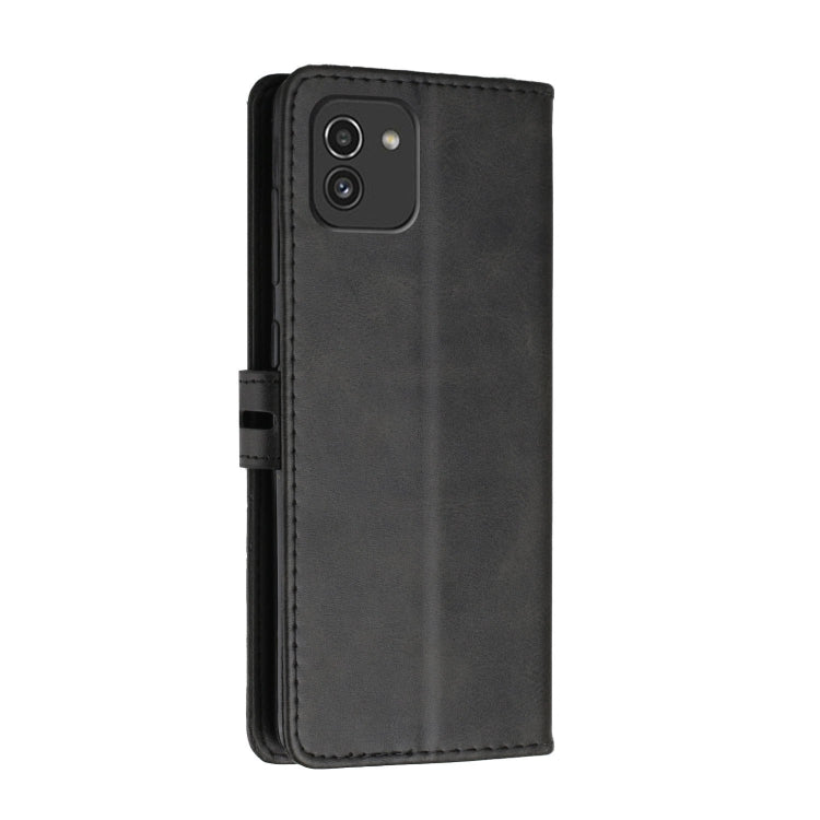 For Samsung Galaxy A03 164mm Version Cow Texture Leather Phone Case