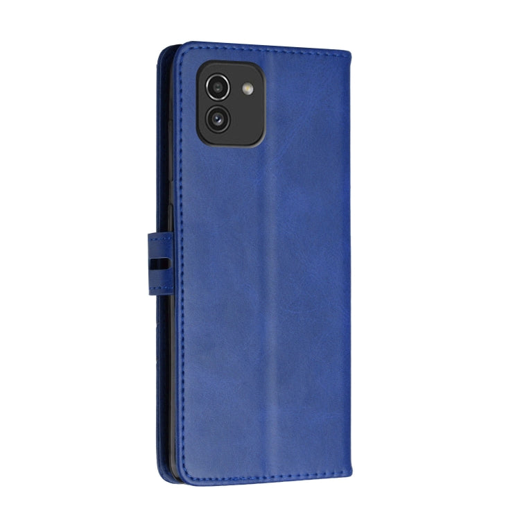 For Samsung Galaxy A03 164mm Version Cow Texture Leather Phone Case