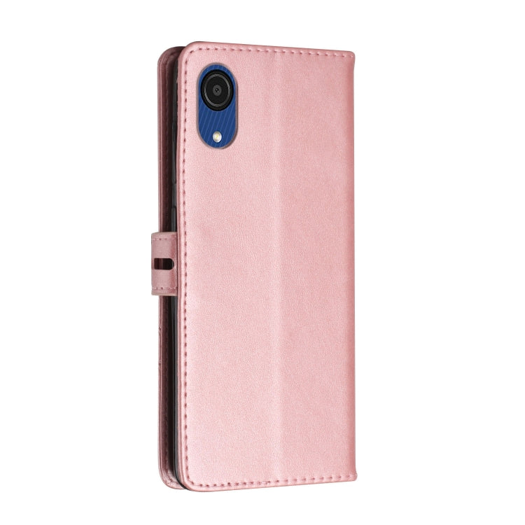 For Samsung Galaxy A03 Core Cow Texture Leather Phone Case