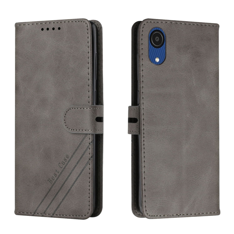 For Samsung Galaxy A03 Core Cow Texture Leather Phone Case