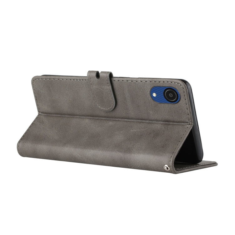 For Samsung Galaxy A03 Core Cow Texture Leather Phone Case