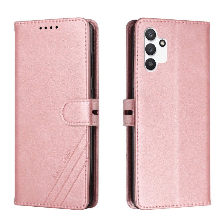 For Samsung Galaxy A13 4G Cow Texture Leather Phone Case