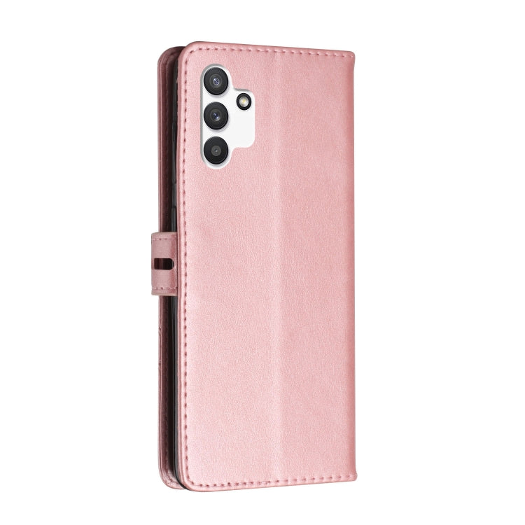 For Samsung Galaxy A13 4G Cow Texture Leather Phone Case