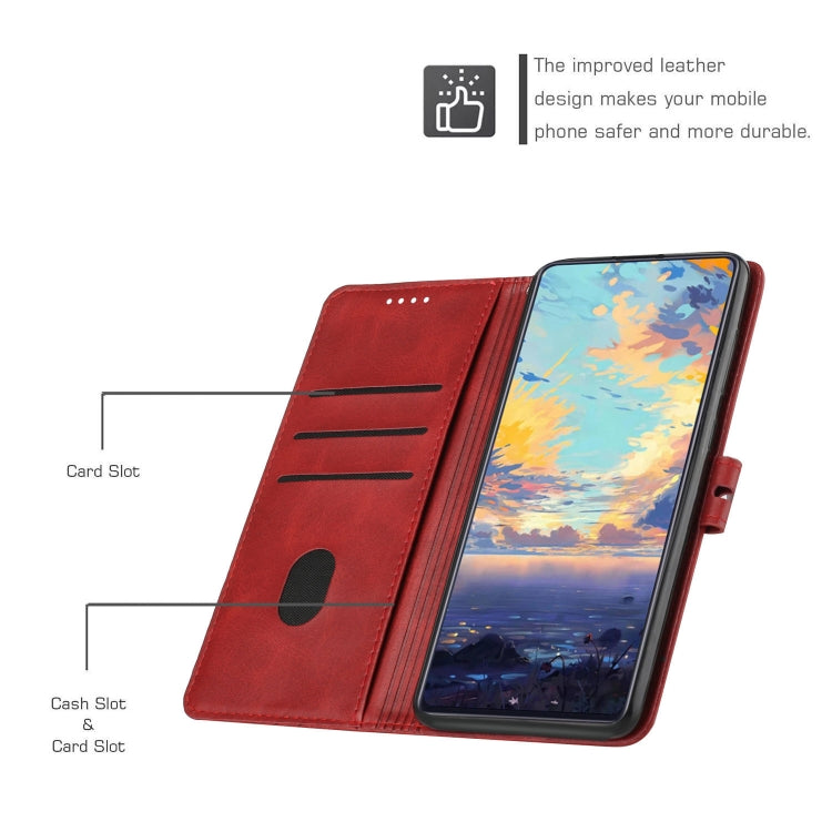 For Samsung Galaxy A13 4G Cow Texture Leather Phone Case