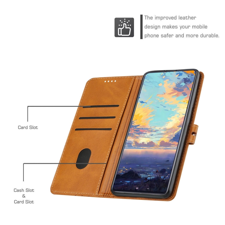 For Samsung Galaxy A33 5G Cow Texture Leather Phone Case