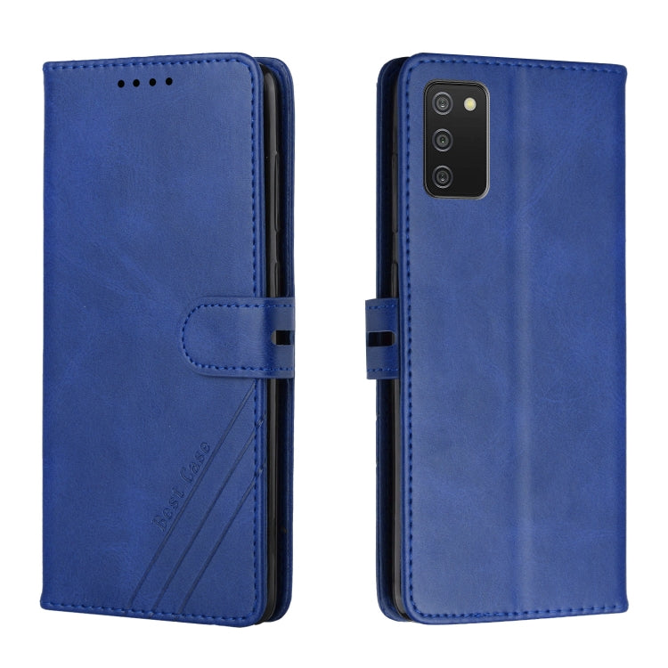 For Samsung Galaxy A03s 166mm Version Cow Texture Leather Phone Case
