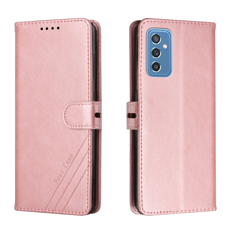 For Samsung Galaxy M52 5G Cow Texture Leather Phone Case