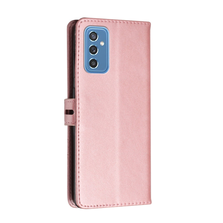 For Samsung Galaxy M52 5G Cow Texture Leather Phone Case