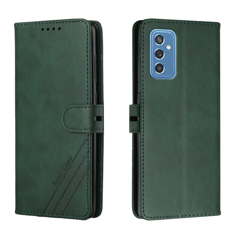 For Samsung Galaxy M52 5G Cow Texture Leather Phone Case