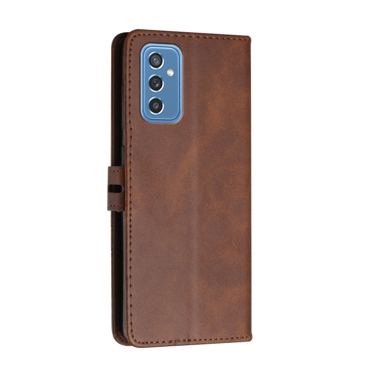 For Samsung Galaxy M52 5G Cow Texture Leather Phone Case