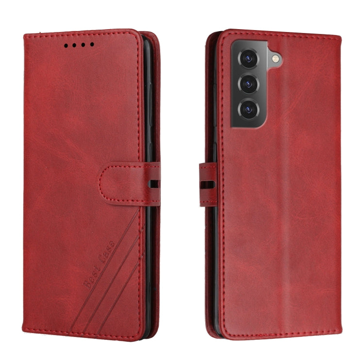 For Samsung Galaxy S22+ 5G Cow Texture Leather Phone Case