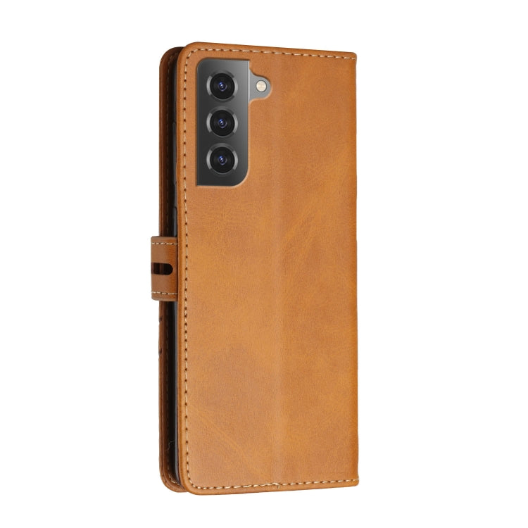 For Samsung Galaxy S22+ 5G Cow Texture Leather Phone Case