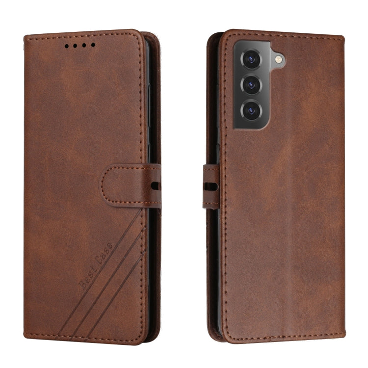 For Samsung Galaxy S22+ 5G Cow Texture Leather Phone Case