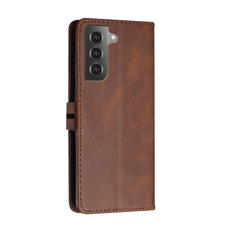 For Samsung Galaxy S22+ 5G Cow Texture Leather Phone Case