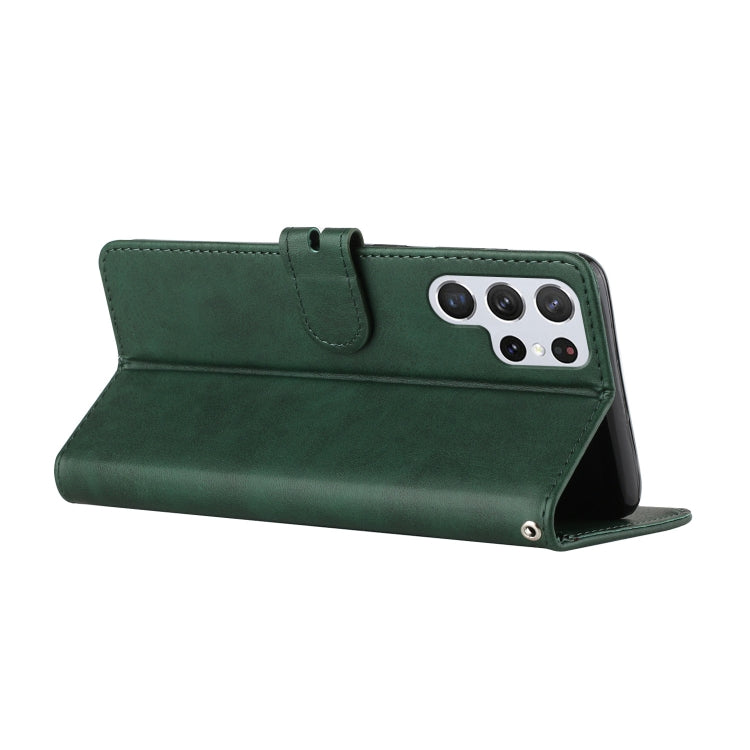 For Samsung Galaxy S22 Ultra 5G Cow Texture Leather Phone Case