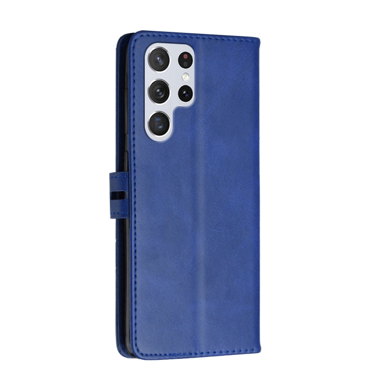 For Samsung Galaxy S22 Ultra 5G Cow Texture Leather Phone Case